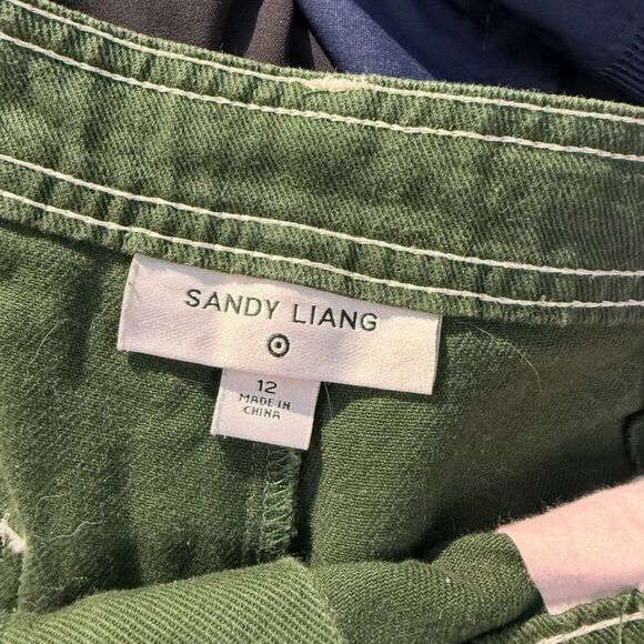 Sandy Liang for Target Forest Green Trousers size 12 - Picture 4 of 6